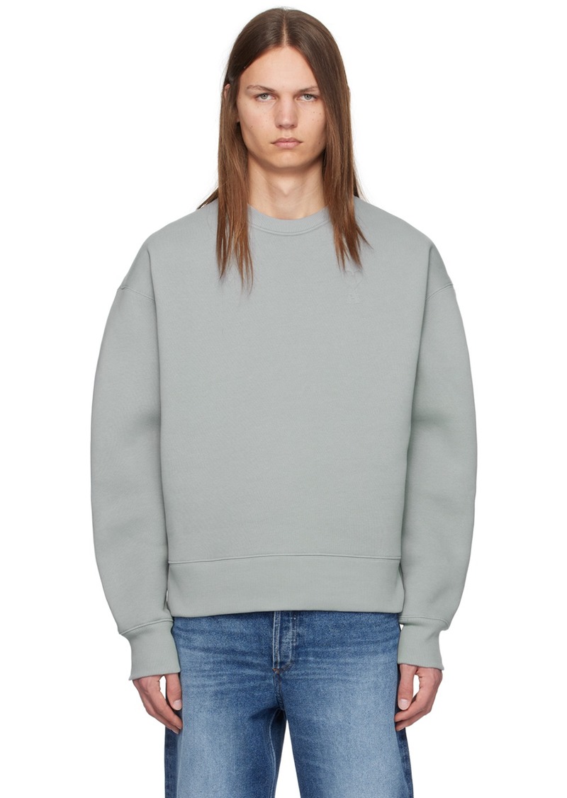 AMI Paris Blue Ami de Coeur Sweatshirt