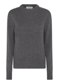 AMI PARIS CASHMERE AND WOOL BLEND SWEATER