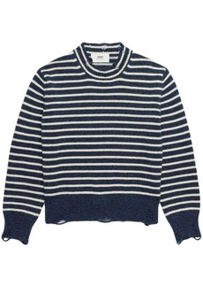 AMI PARIS Striowd wool sweater