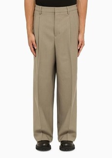 Ami Paris Taupe wide tailoring trousers