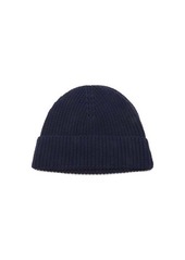 AMI Ribbed cotton beanie hat