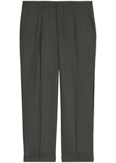 AMI pleated tapered trousers