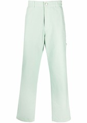 AMI contrast-stitch worker trousers