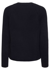 AMI Cotton & Wool Crewneck Sweater