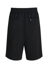 AMI Cotton Crepe Bermuda Shorts