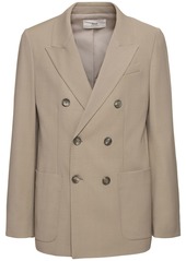 AMI Double Breast Wool Twill Blazer