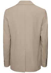 AMI Double Breast Wool Twill Blazer