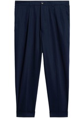 AMI drop-crotch cropped trousers