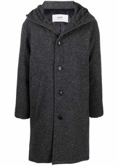 AMI single-breasted wool coat