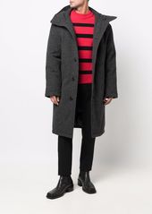 AMI single-breasted wool coat