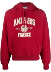 AMI logo-print hoodie