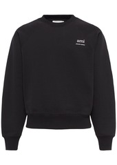 AMI Logo Printed Boxy Sweatshirt