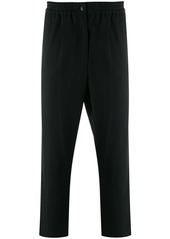 AMI elasticated waist cropped trousers