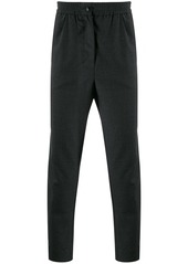 AMI elasticated waist cropped trousers