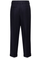 AMI Pinstriped Cropped Pants