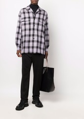 AMI plaid button-up shirt