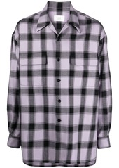 AMI plaid button-up shirt