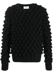 AMI pom-pom knitted jumper