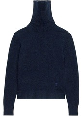 AMI roll-neck cashmere jumper