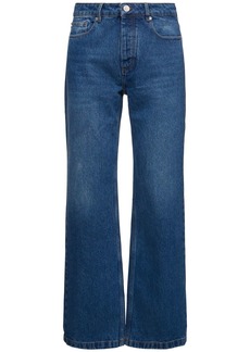 AMI Straight Cotton Denim Jeans