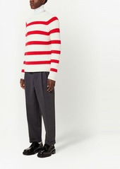 AMI striped knitted jumper