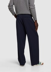 AMI Wool & Viscose Twill Straight Pants