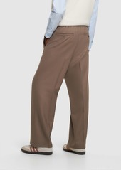 AMI Wool Blend Straight Pants