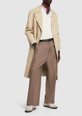 AMI Wool Blend Straight Pants