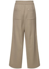 AMI Wool Blend Wide Pants