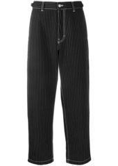 AMI Worker straight fit trousers