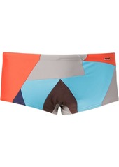 AMIR geometric-print swim shorts