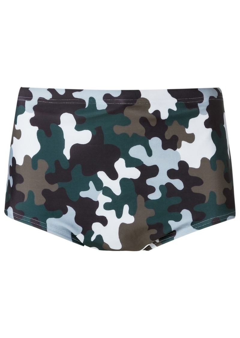 AMIR camuflage print trunks