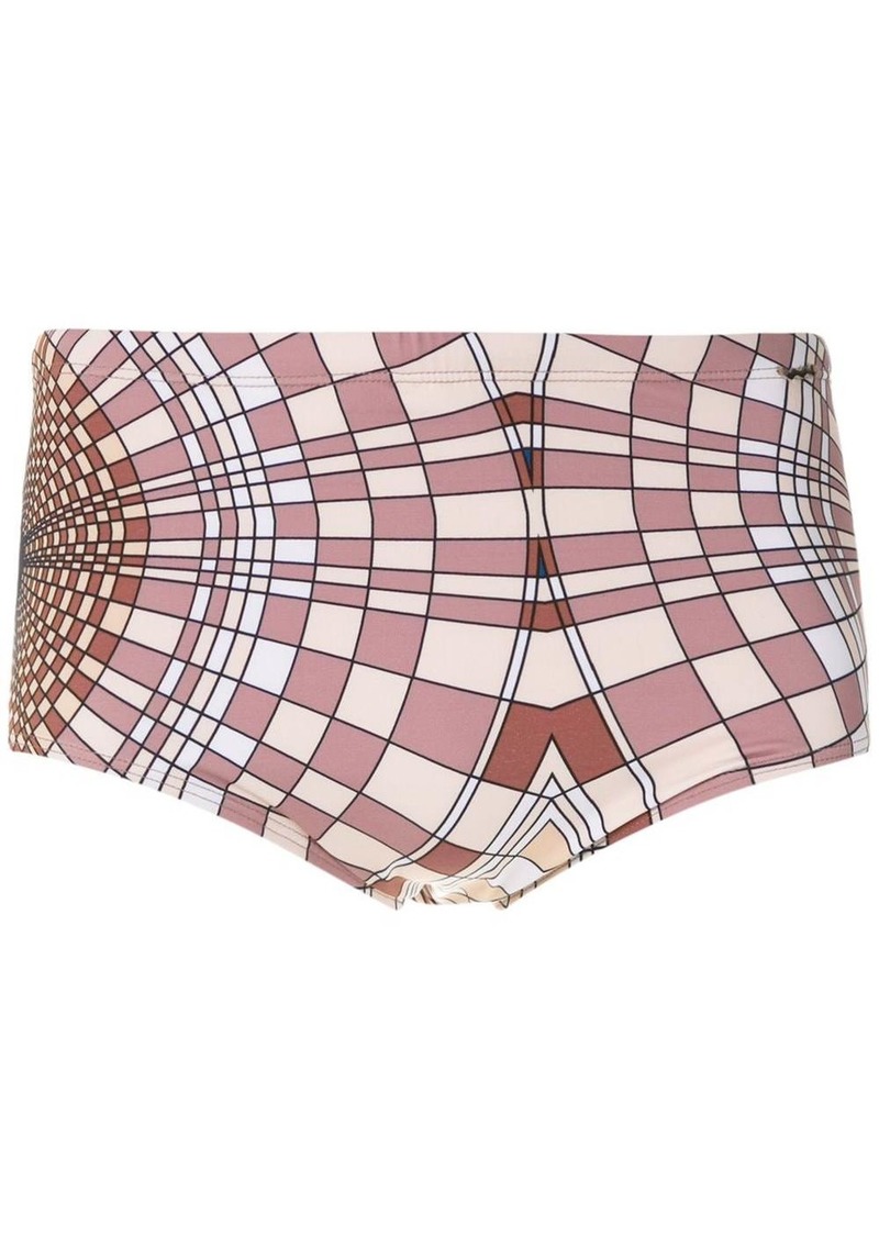 AMIR Cocar print trunks