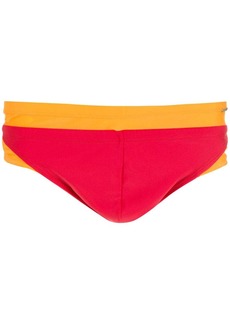 AMIR colour-block swimming trunks