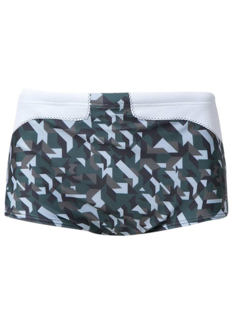 AMIR geometric print trunks