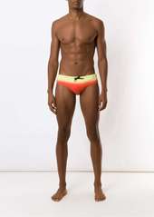 AMIR gradient high leg swimming trunks