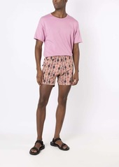 AMIR graphic-print concealed-fastening shorts