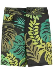 AMIR leaf print shorts