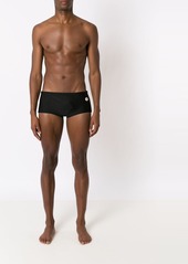 AMIR logo-patch swimming shorts