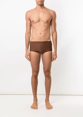 AMIR plain swim trunks