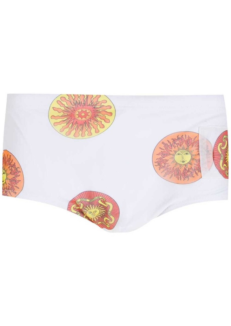 AMIR print Sol swimming trunks