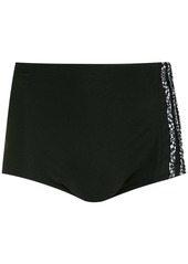 AMIR side stripe-detail swim shorts