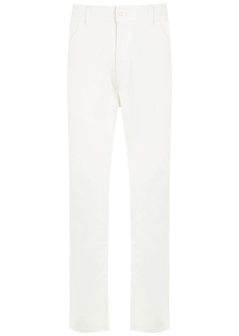 AMIR straight-leg cotton trousers