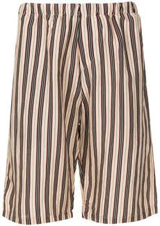 AMIR striped elasticated-waist shorts