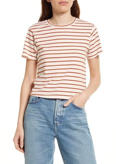 AMO Babe Stripe Cotton T-Shirt in Sunset at Nordstrom