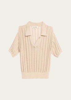 AMO Denim Lidy Short-Sleeve Sweater