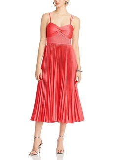 Amur Krisley Pleated Midi Dress