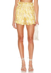 AMUR Lux High Waisted Pleated Short