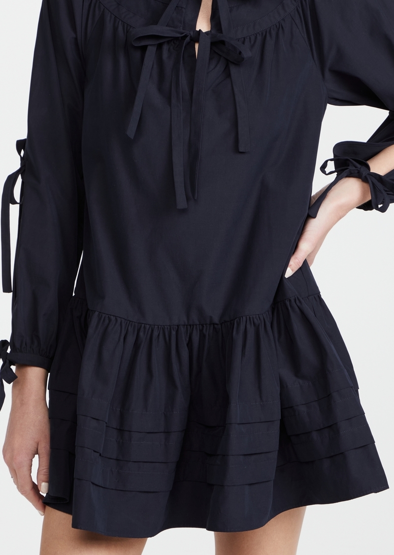 AMUR Oriana Blouson Sleeve Dress