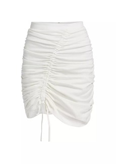 Amur Kit Ruched Cotton Skirt